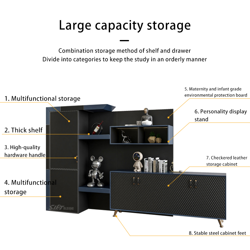 Simple and mature bookcase design