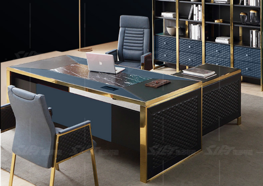 Office series | High-end retro office space for the president-the boss desk