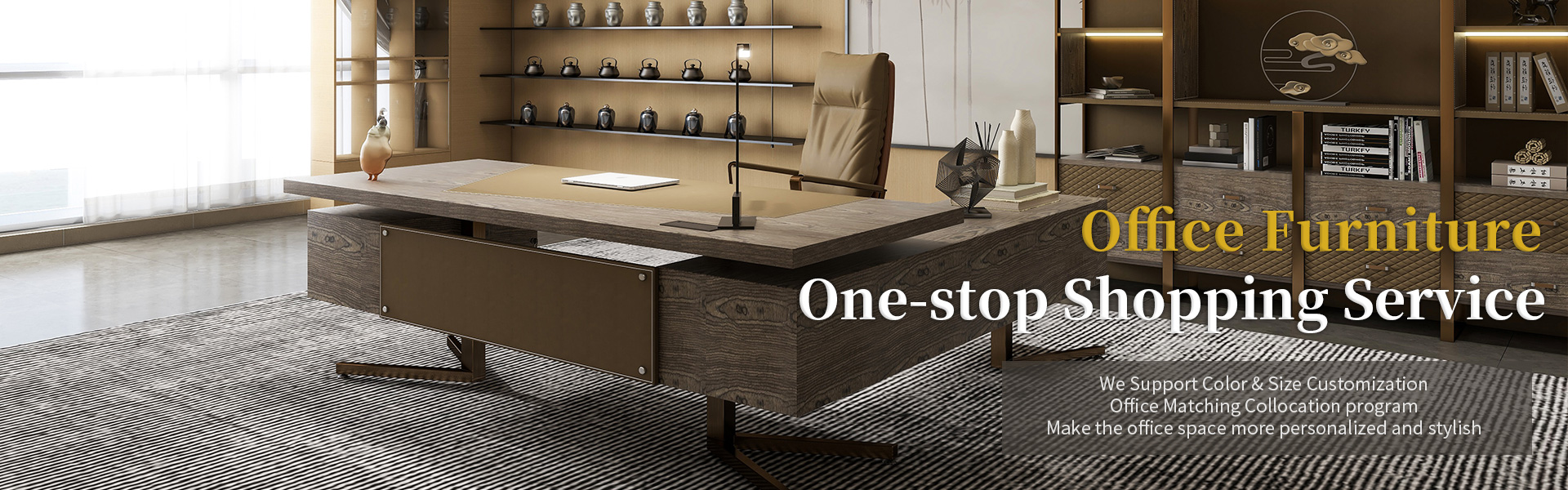 Modern Luxury Executive Desk President Table