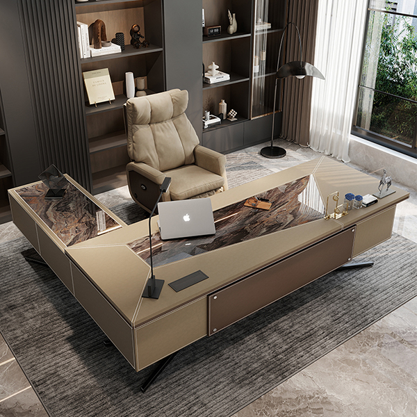 AMS rock slab office desk