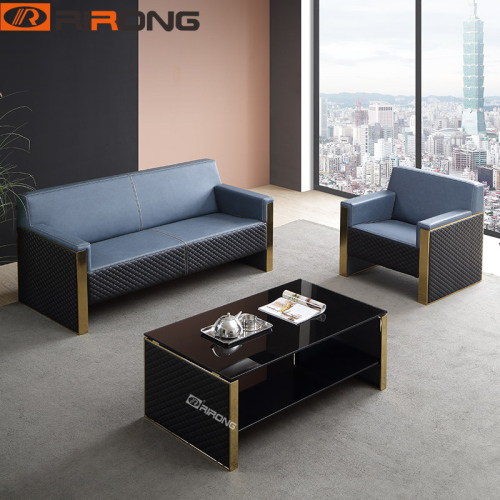 8050 blue office sofa set 