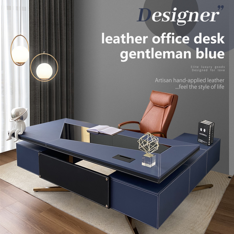 Hermes blue office desk