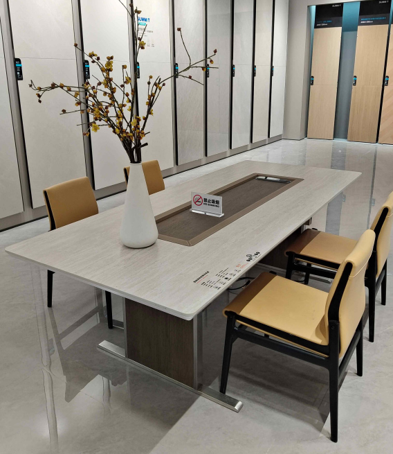 Rock board conference table