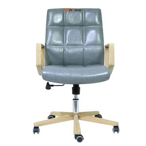 Home Office Desk Chair Ergonomic PU Leather Desk Chairs with Arms Computer Chair