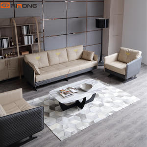 genuine leather office elegant sofa