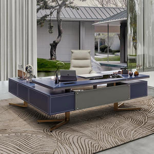 Hermes Grey-blue Office Desk